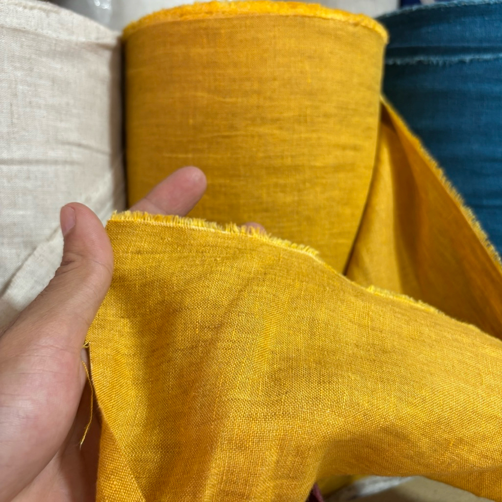 bahan pure linen // linen pure // linen