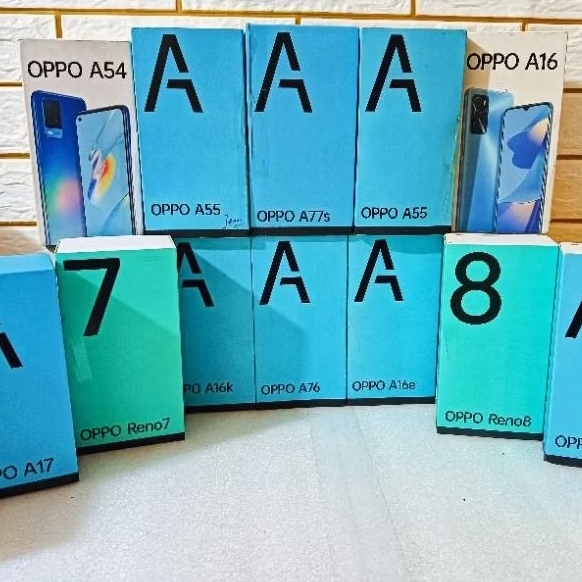 BOX DUS KARDUS HP OPPO A54 / A55 / A77s / A55 / A16 / A17 / A17k /A16 / A76 / A96 / RENO 7 / RENO 8 