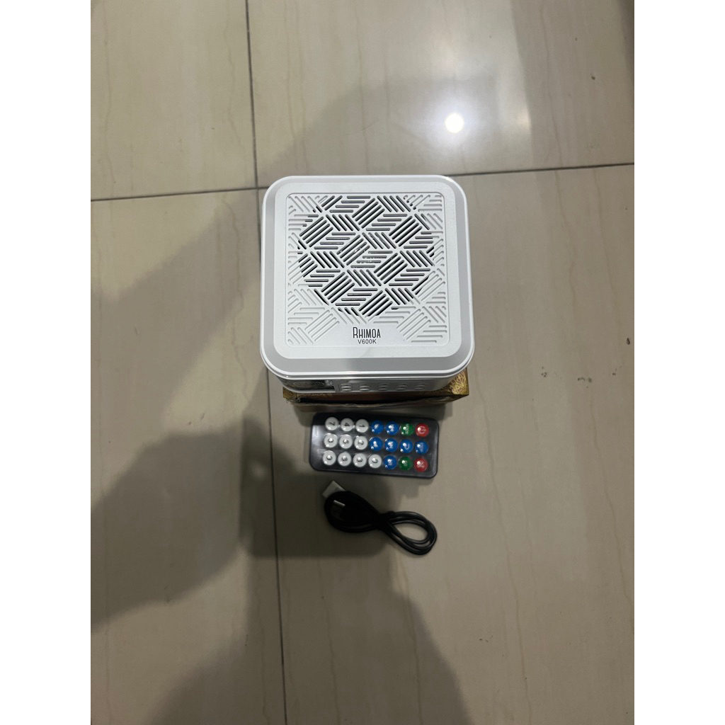 Speaker Bluetooth Alquran dan Musik Rhimoa List Hitam