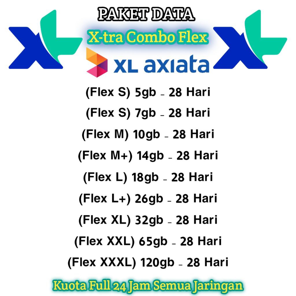 Paket Data XL Xtra Combo Flex