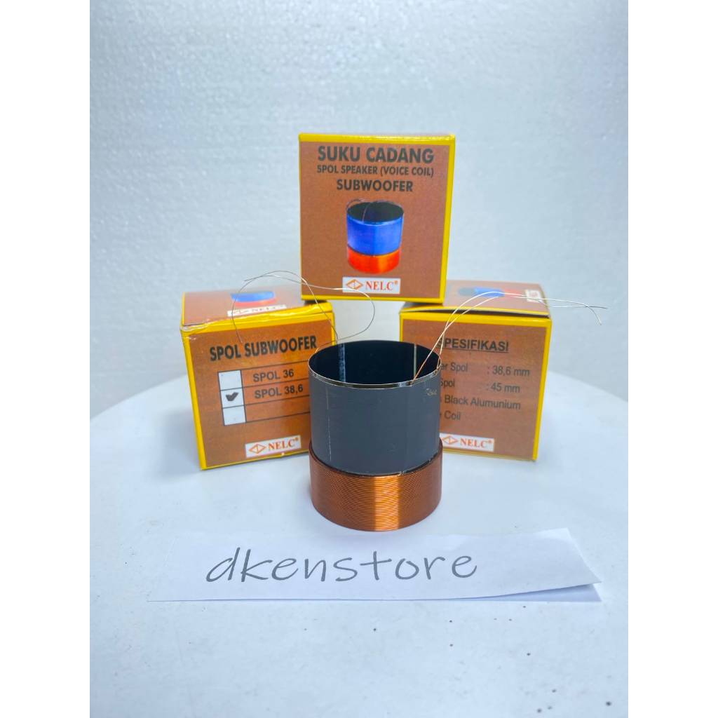 Spool Speaker Subwoofer Nelc 38,6 double coil