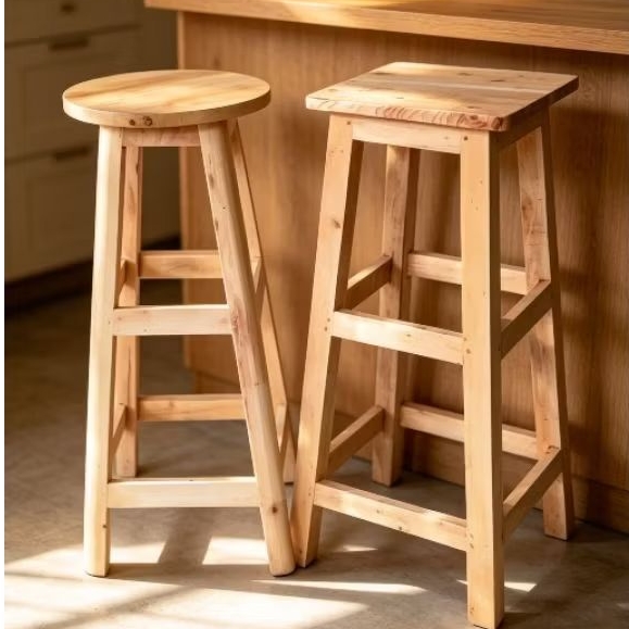 Kursi Bar Kayu bahan dan size bisa custom / Kursi Bar / Kursi Kayu Minimalis / Kursi Cafe / Kursi Le