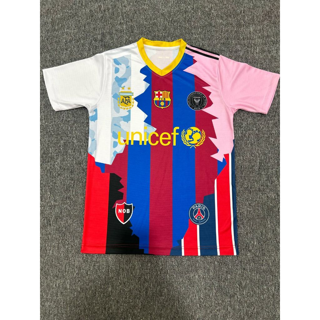 Jersey Messi abstrak