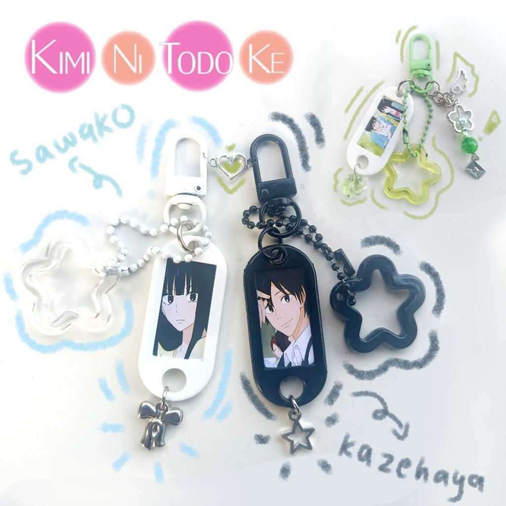 Kimi ni todoke Keychain | bagcharm sawako | gantungan kunci anime