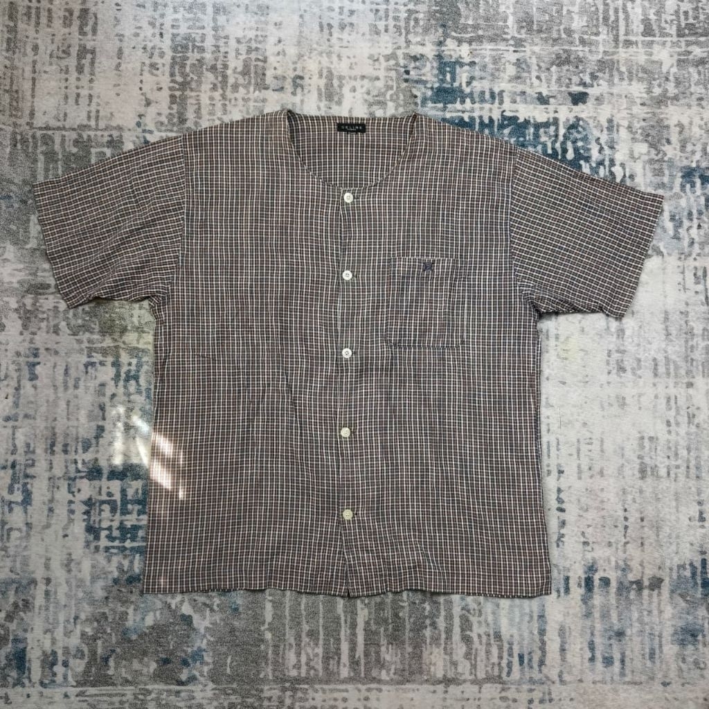 Celine Plaid Shirt Button Up