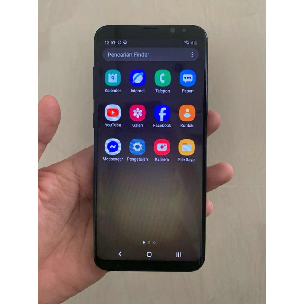 lcd samsung galaxy s8 plus g955 bekas pakai - kualitas lokal