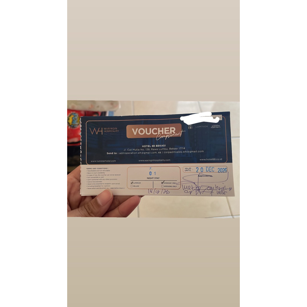 voucher hotel 88 bekasi