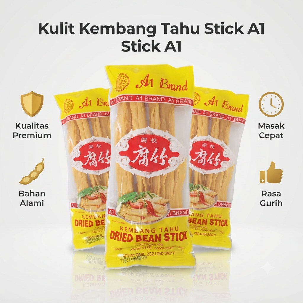 Kembang Tahu Stik A1 / Kembang Tahu Stick Dried Beancurd 120gr / Halal