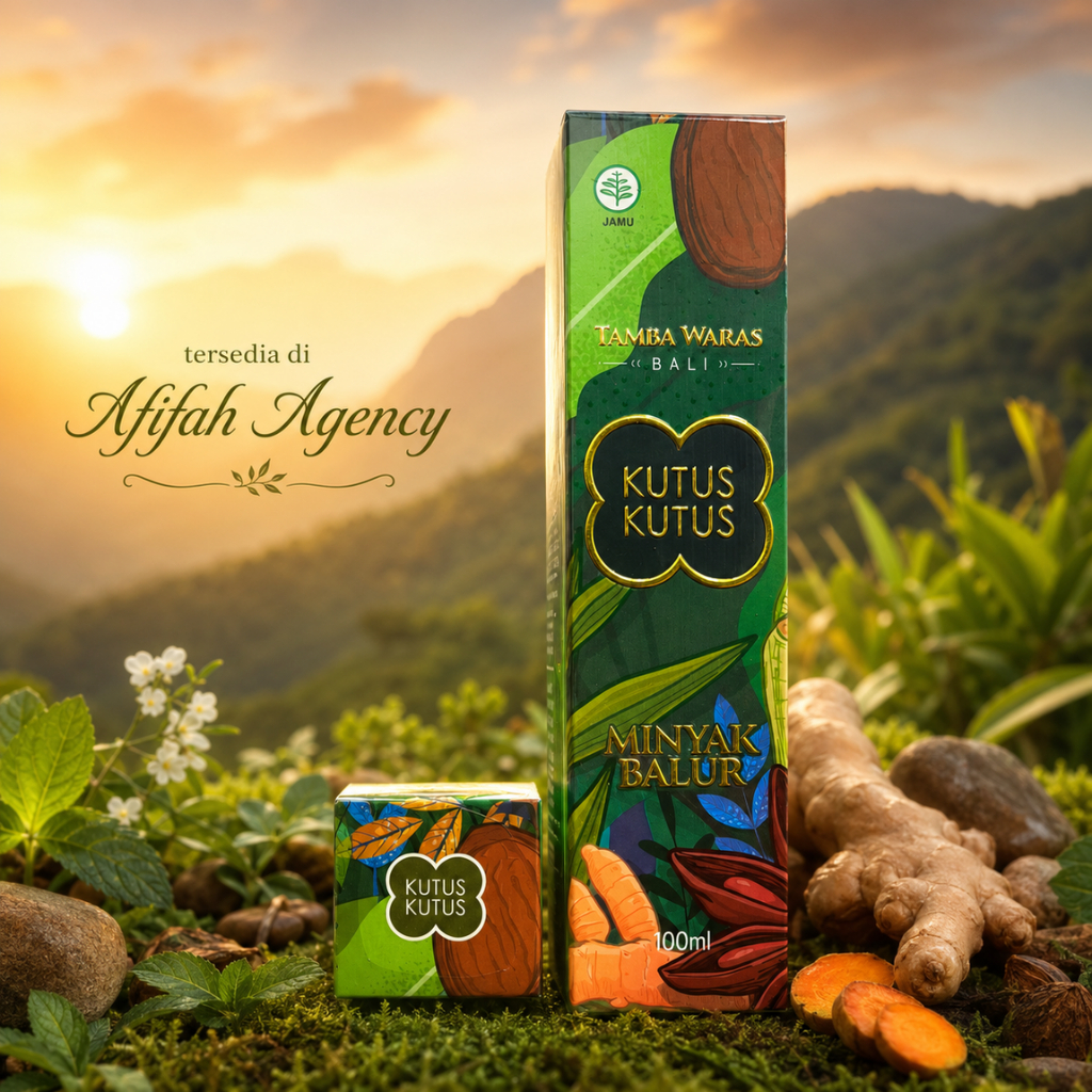Kutus Kutus Minyak Balur Original Tamba Waras | 100 ml dan 35 ml | Minyak Herbal Multi khasiat