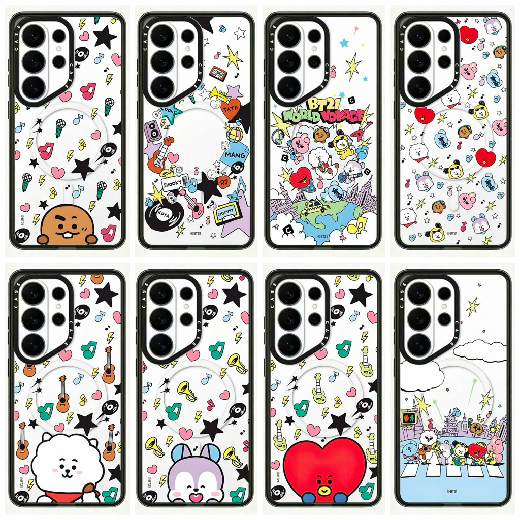 Casetify Acrilyc Magsafe BTS World For Phone Case Samsung Galaxy S22Ultra S23 S23Ultra S23Plus S24 S