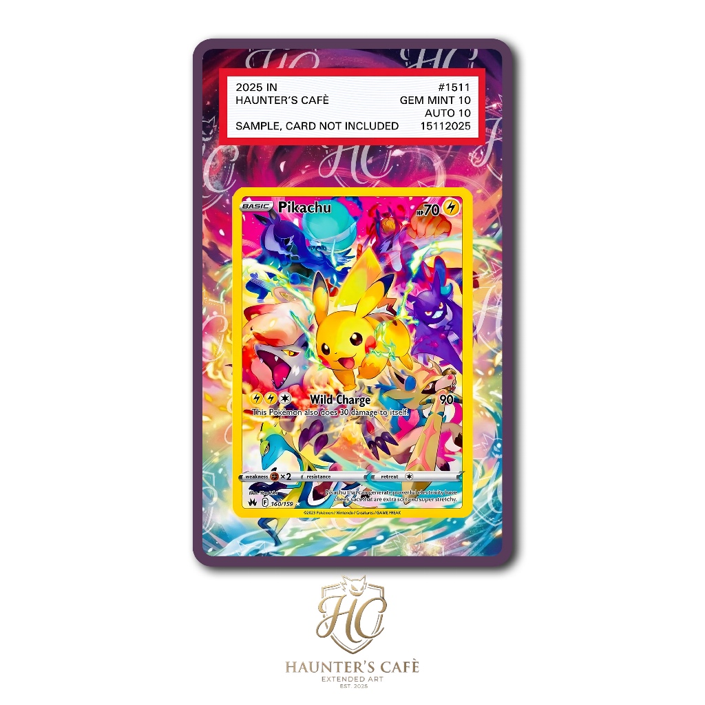 Pikachu #160 Pokemon Crown Zenith (Custom Extended Art)