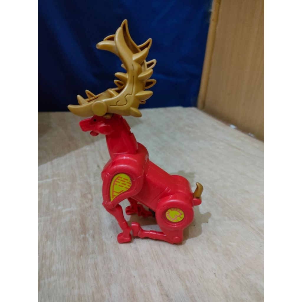 Mainan Part Zord Power Rangers CFC Mainan Jadul Robot Rusa Merah