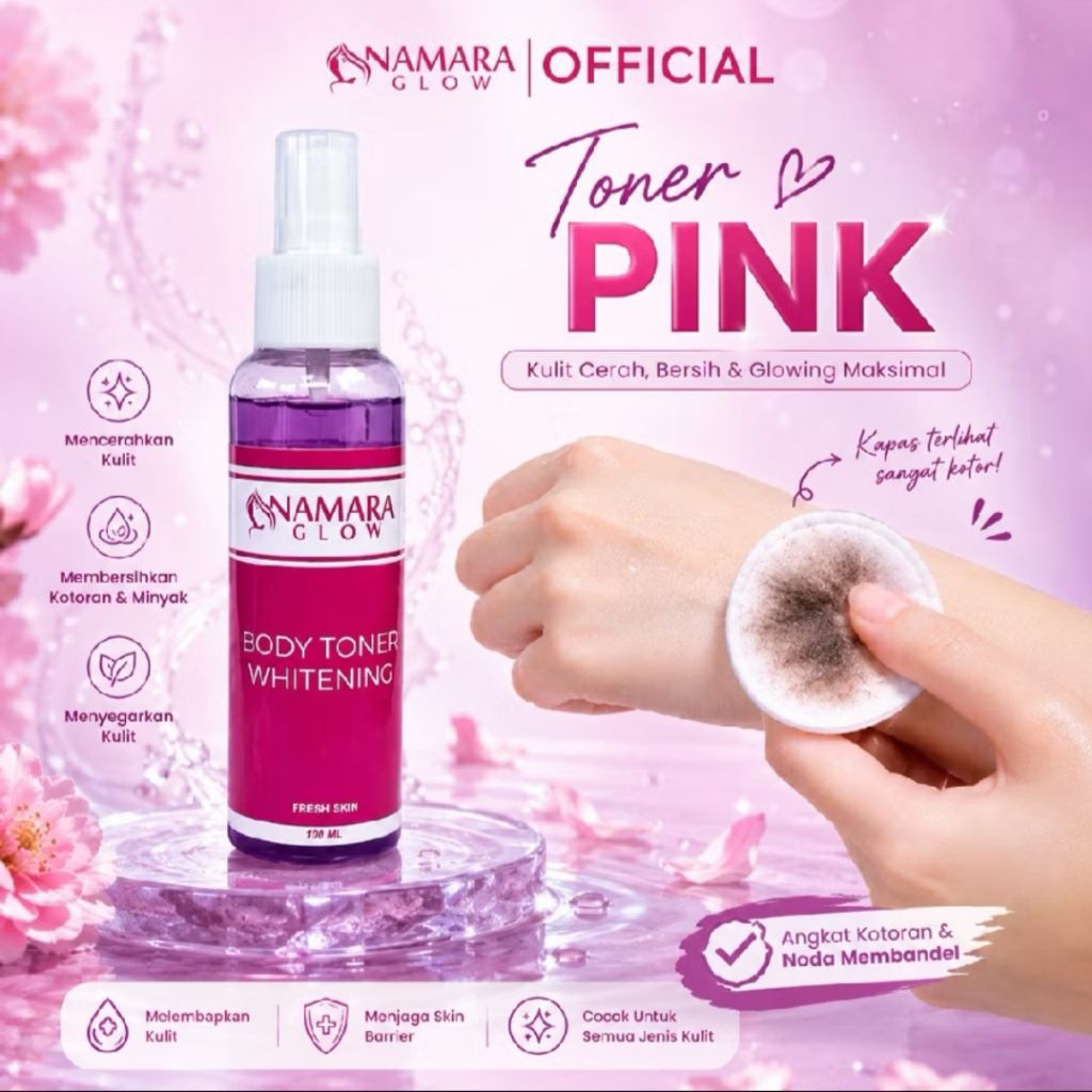 Toner Pink Whitening Namara Glow