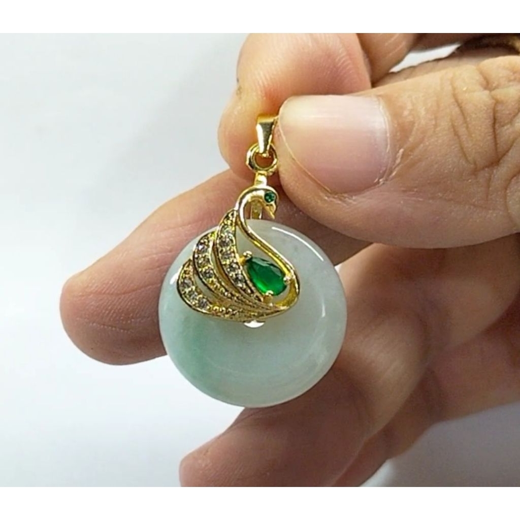Giok Donat 100% Burma Jadeite Premium Natural Grade A