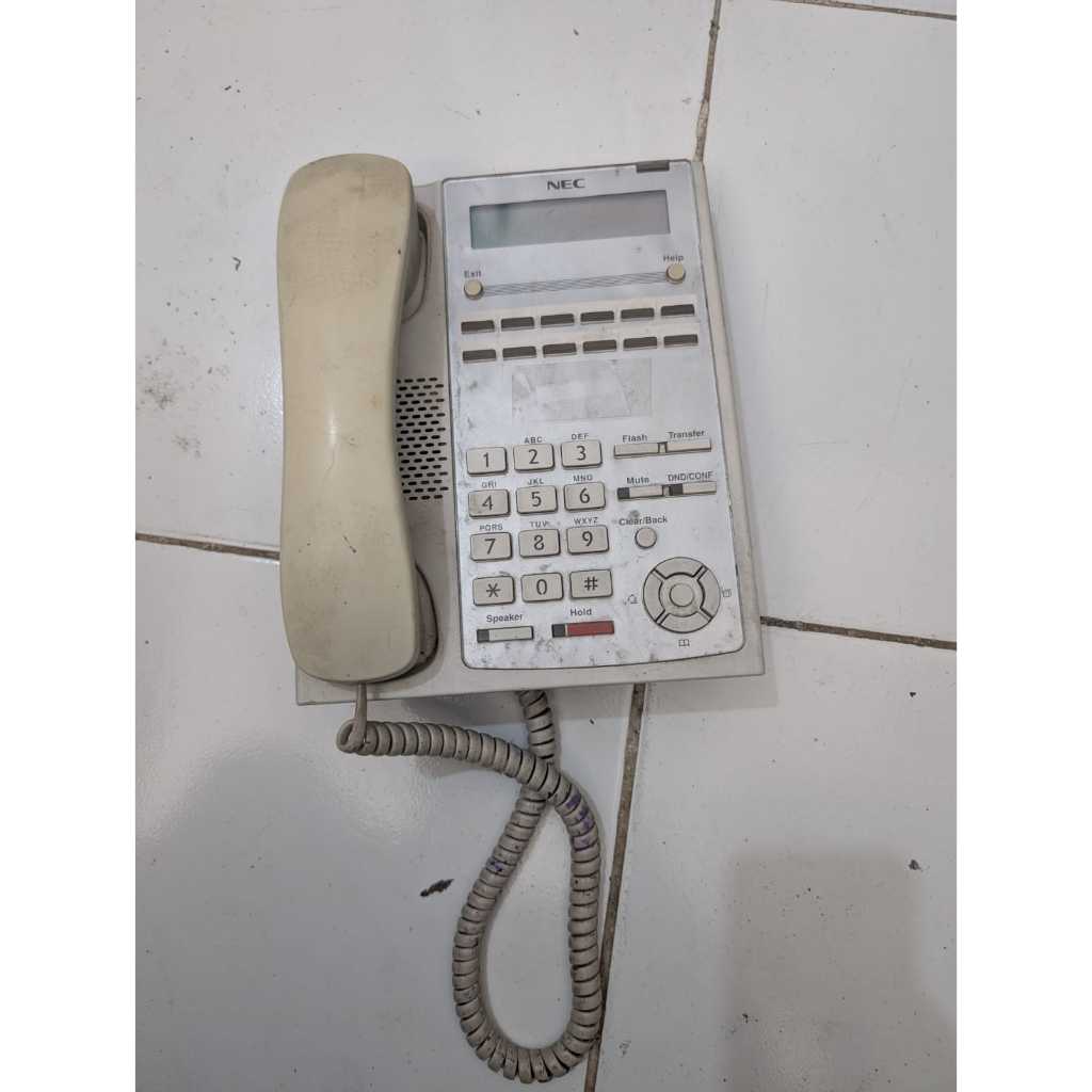 Telepon Digital PABX NEC IP4WW-12TXH-A-TEL (WH) - Second Non Cek Bekas Kantor