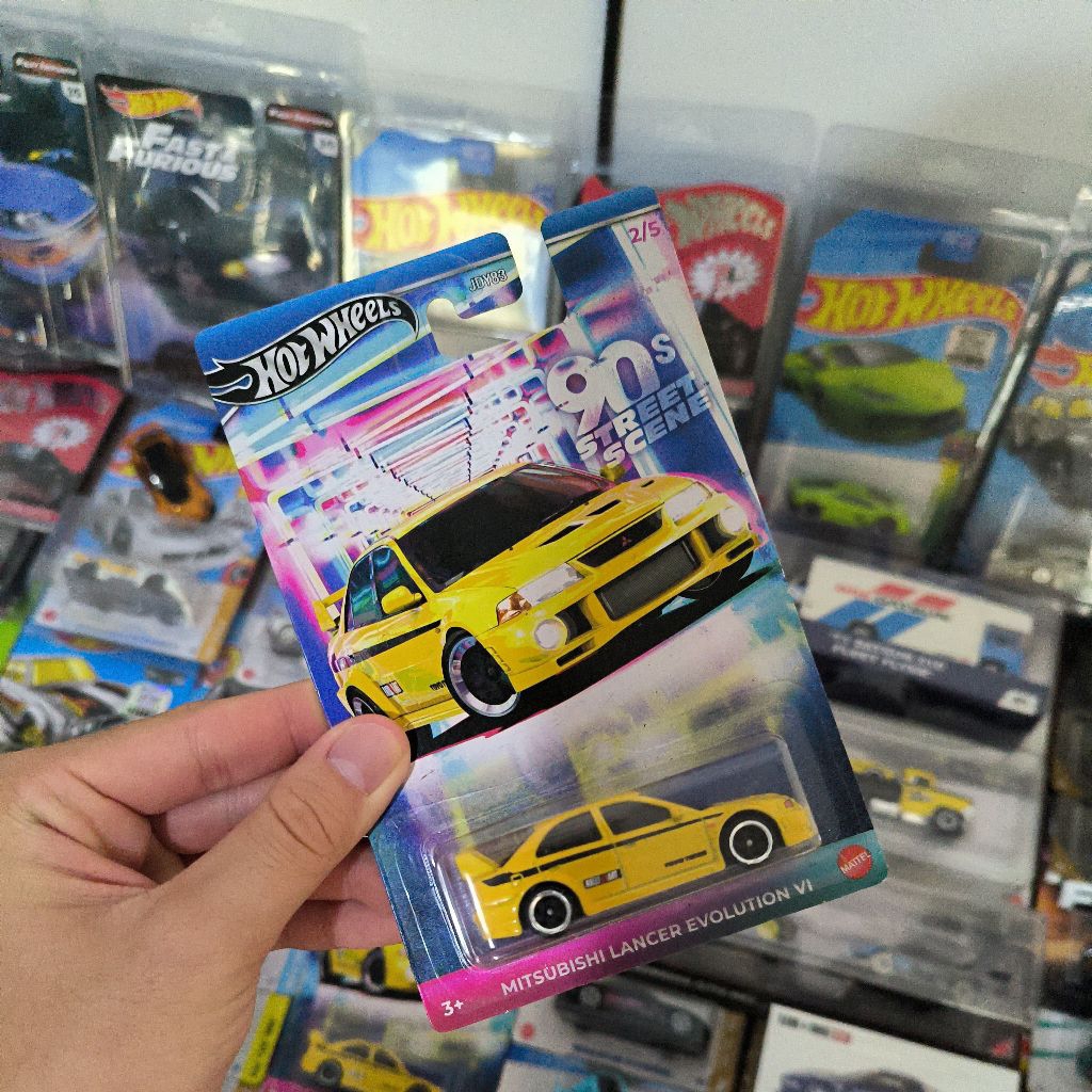 Hot Wheels 90S Street Scene Mitsubishi Lancer Kuning