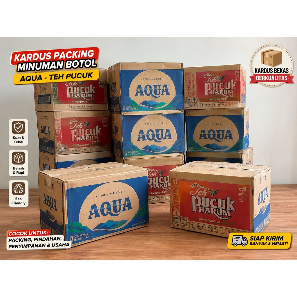 kardus packing minuman botol