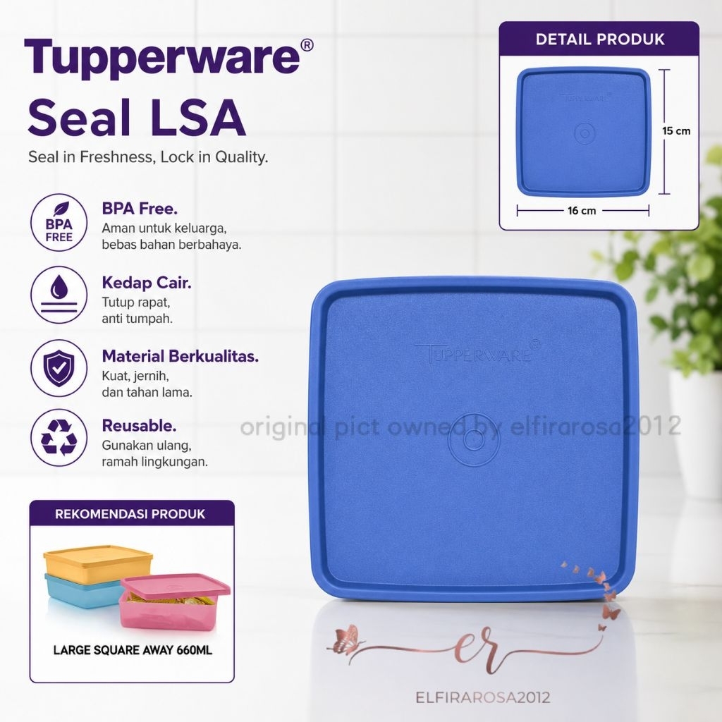 BARU Tutup LSA ORI Tupperware