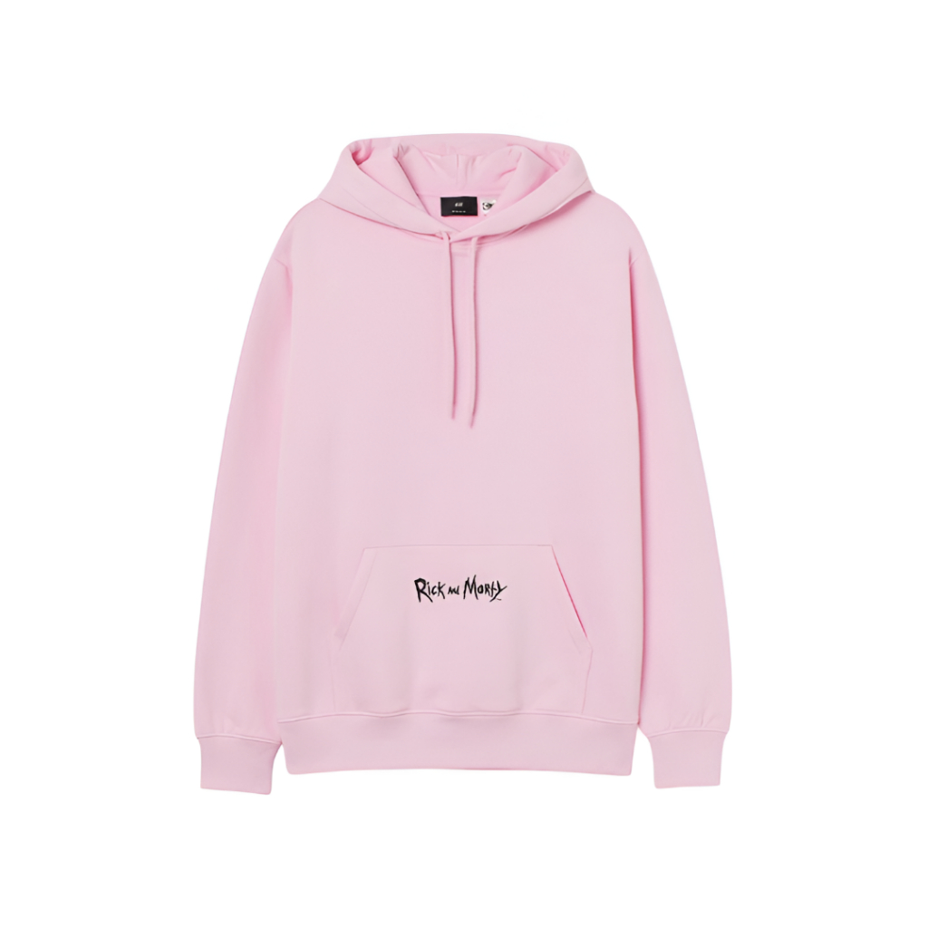 Hoodie HM Rick And Morty Pink
