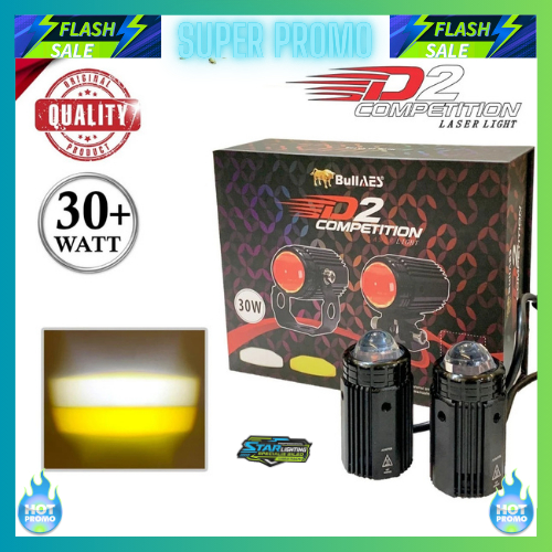 Lampu Tembak D2 Laser Competition 30 Watt BULLAES