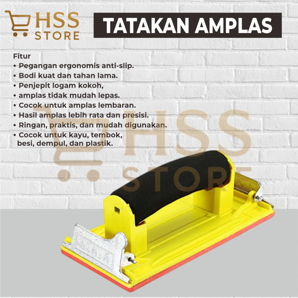 TATAKAN AMPLAS  MANUAL / alat amplas manual / alat untuk AMPLAS