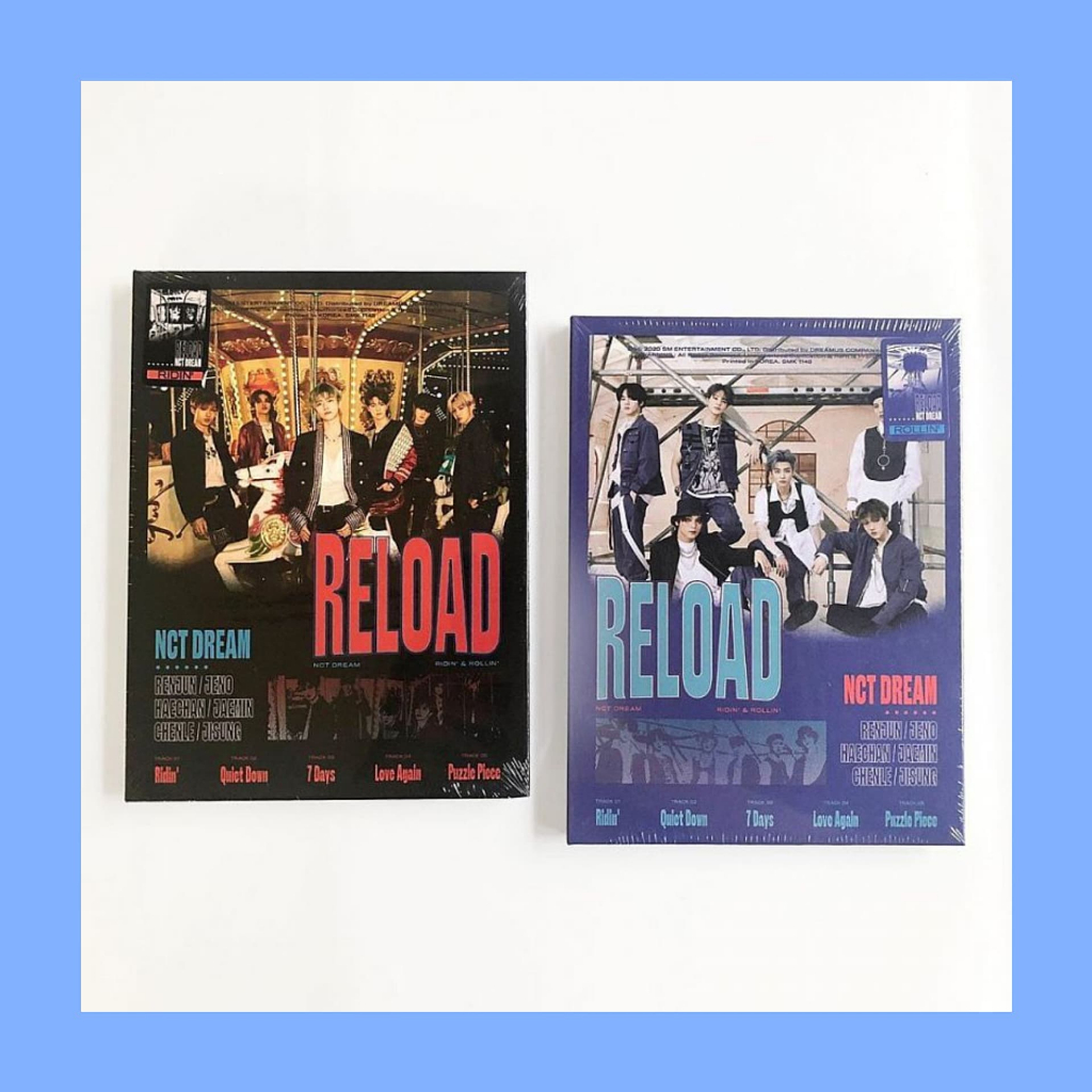 NCT Dream Reload (Riddin' / Rollin' ver.) Album Official