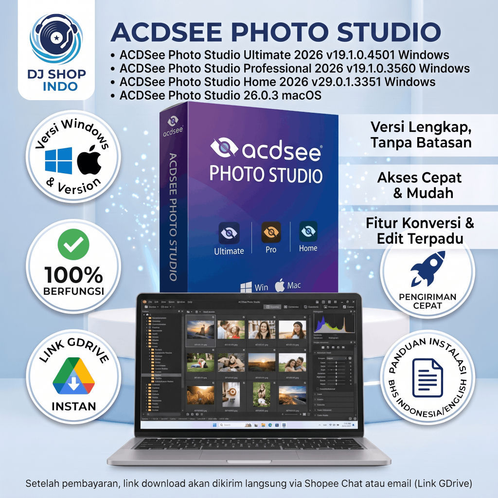 ACDSee Photo Studio 2026 ( WINDOWS dan MAC )