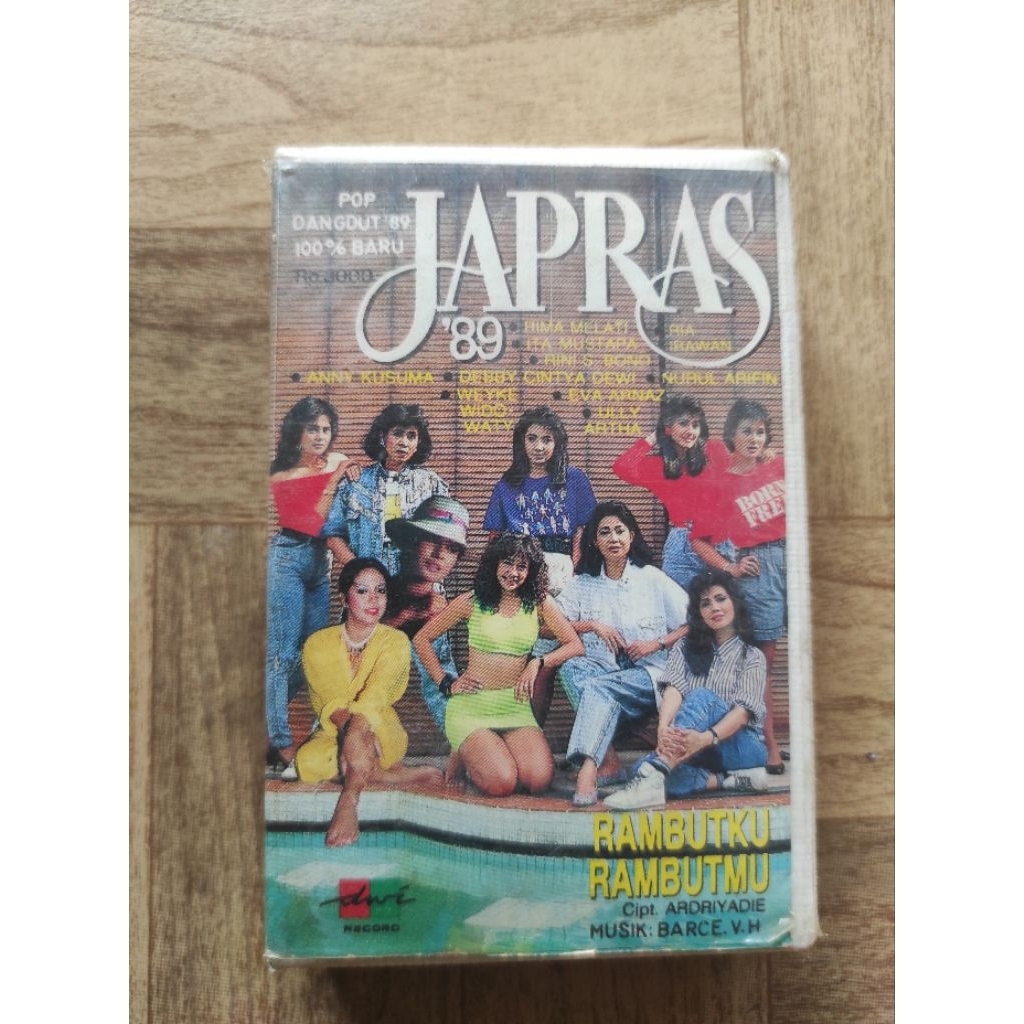 kaset pita pop dangdut 89 JAPRAS