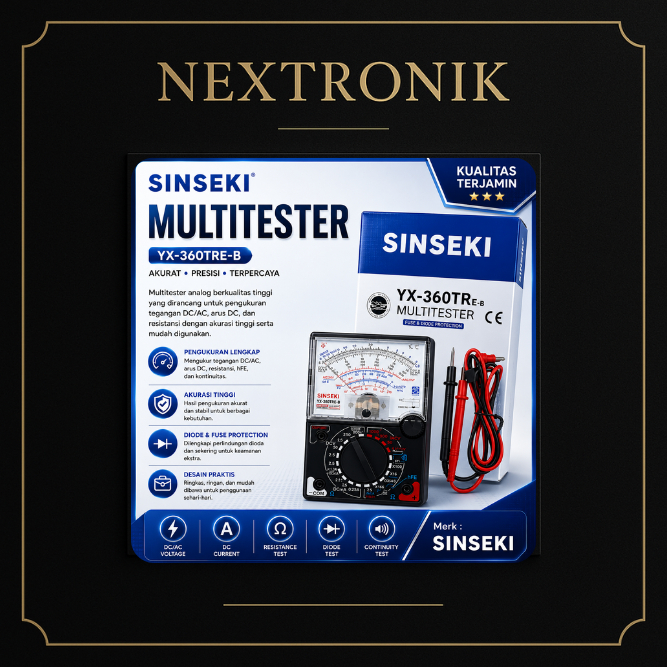 Sinseki || Multitester / Multimeter Analog