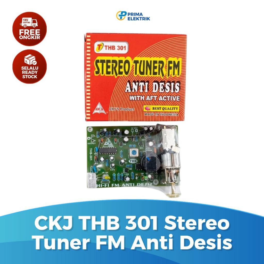 PEC | CJK THB 301 Stereo Tuner FM Anti Desis