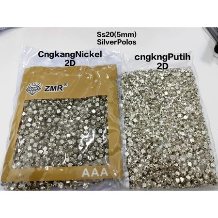 PAYET CANGKANG DIAMOND BULAT KACA  (1 Pack)