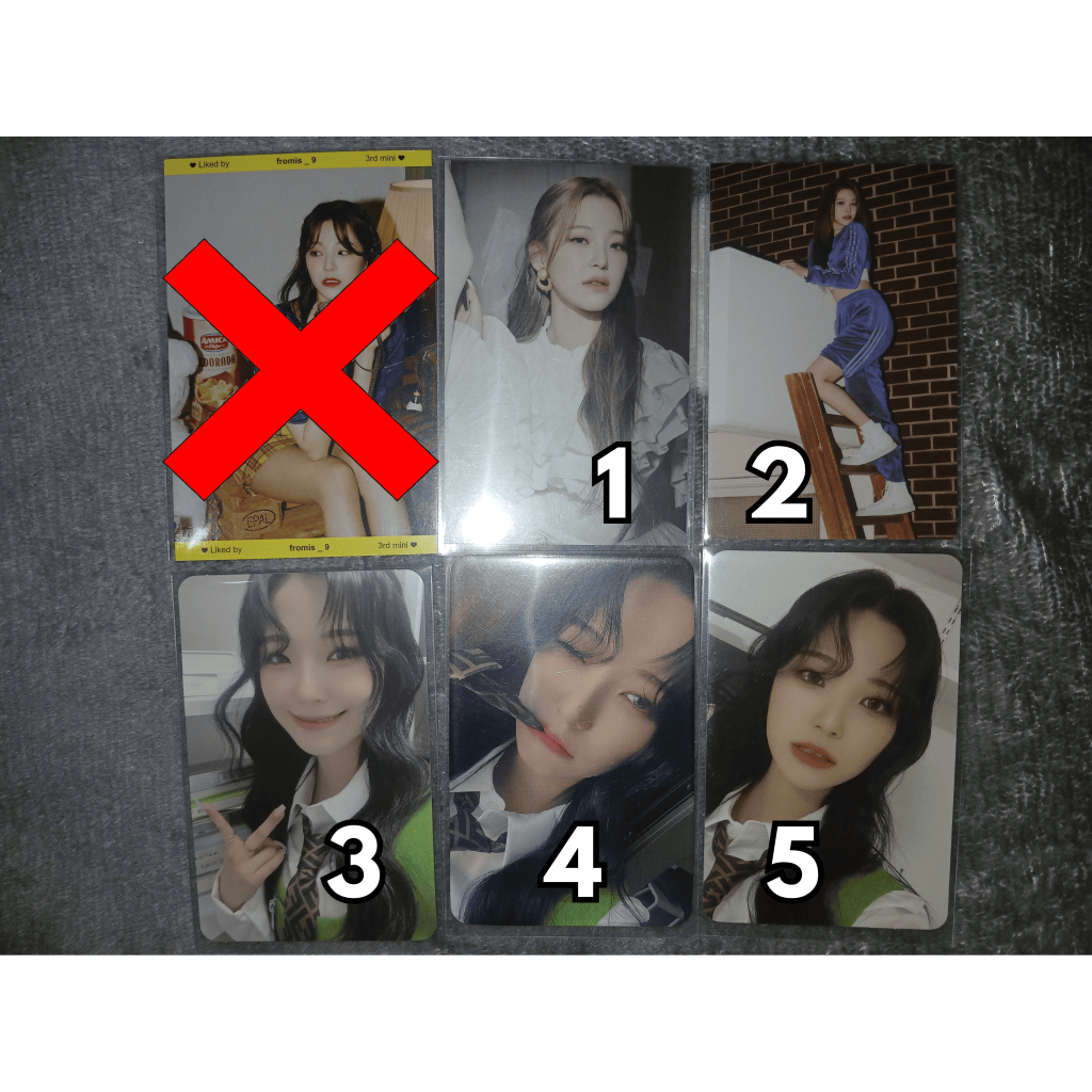 [Clearance Sale] Photocard Jiheon Fromis_9