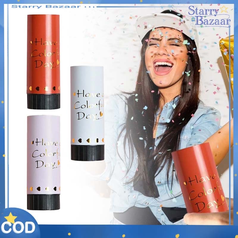 2pcs Party Popper Confetti Operasi Popper Party Pesta Party Popper
