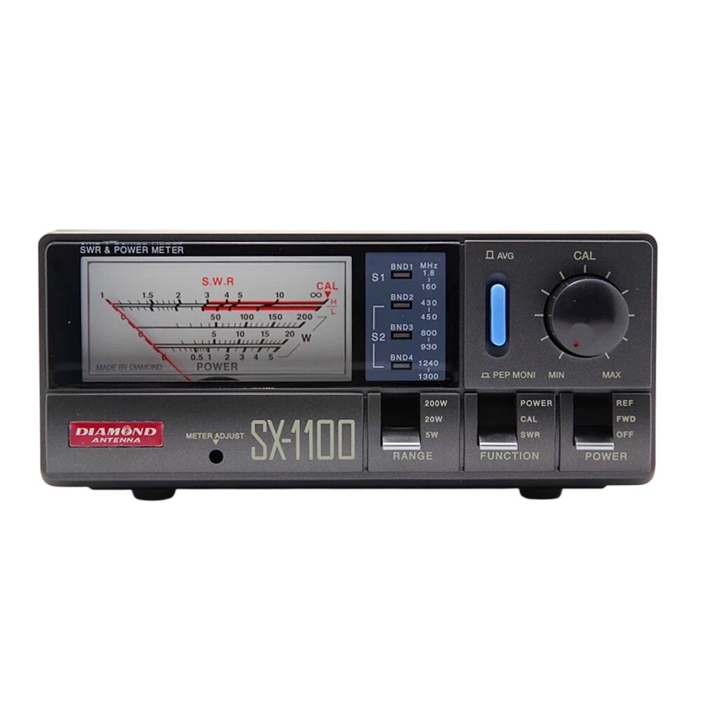 SWR Meter Diamond SX-1100 Original SWR Power Meter Alat Ukur Antena Radio Rig Mobil dan Antena Radio