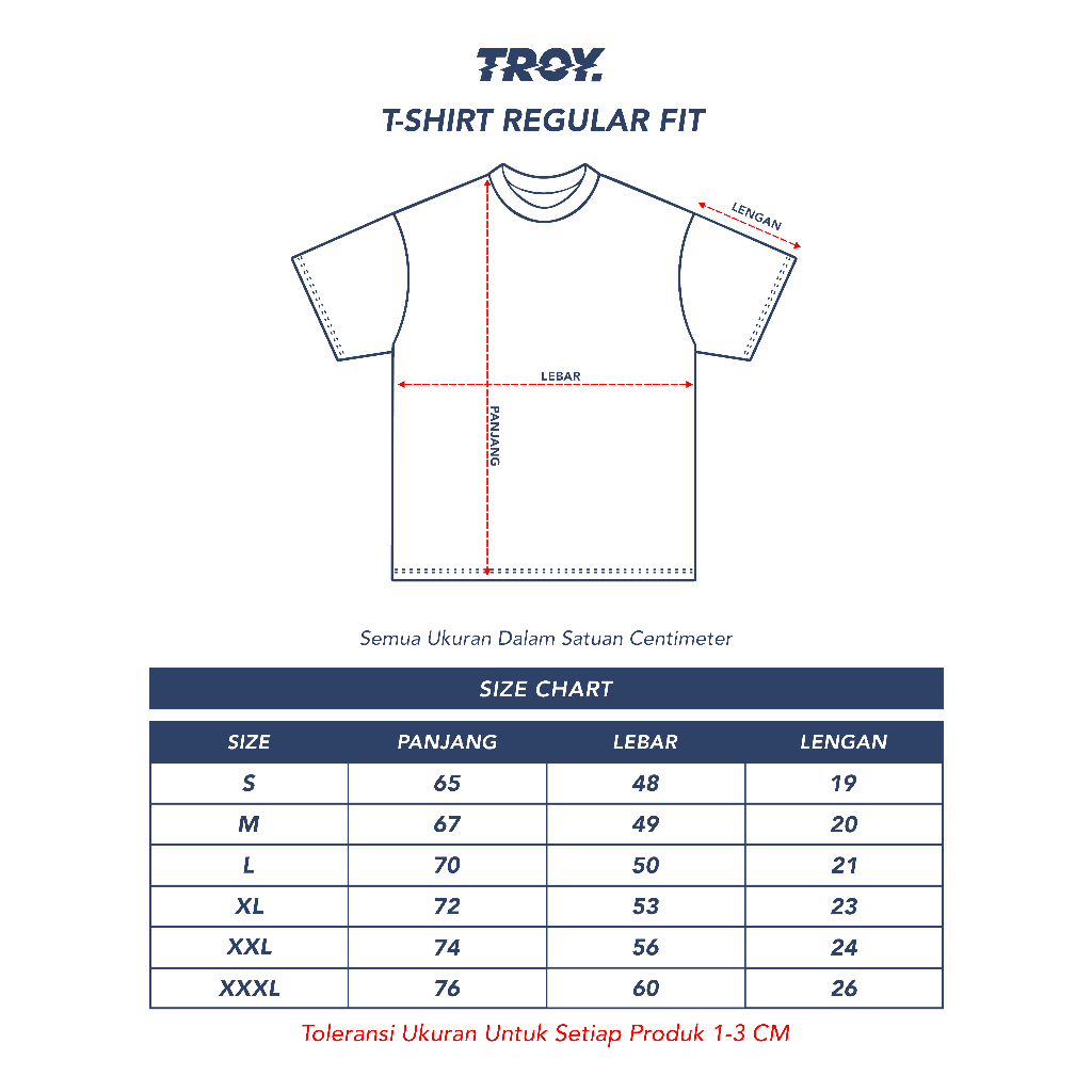 Troy Company T-Shirt White Cosmic Rider - Kaos Pria Lengan Pendek Putih MTD 3665