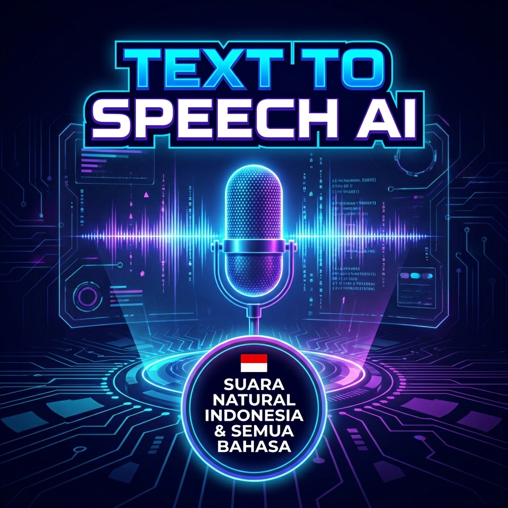 Software Text to Speech AI Premium | Suara Natural Bahasa Indonesia, Inggris Semua Bahasa | Voice Ge