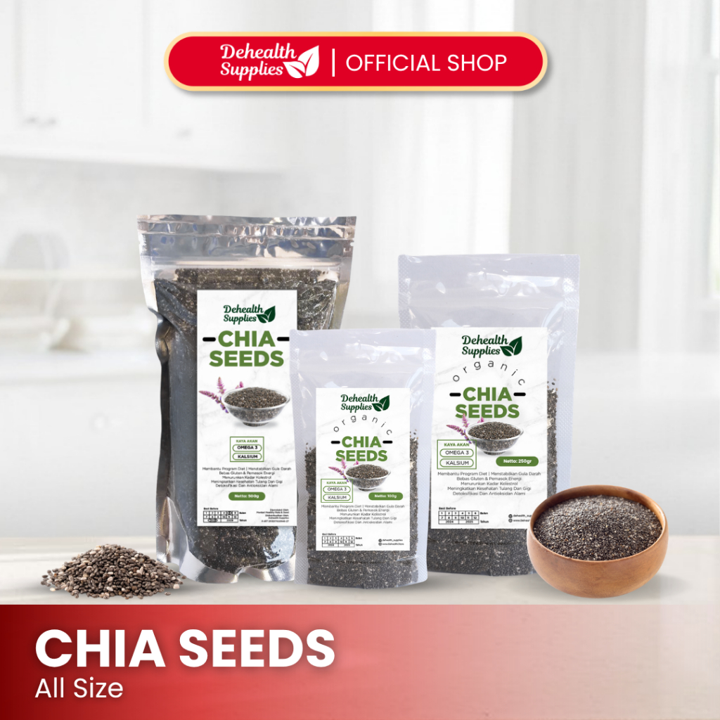 Dehealth Supplies BLACK CHIA SEED