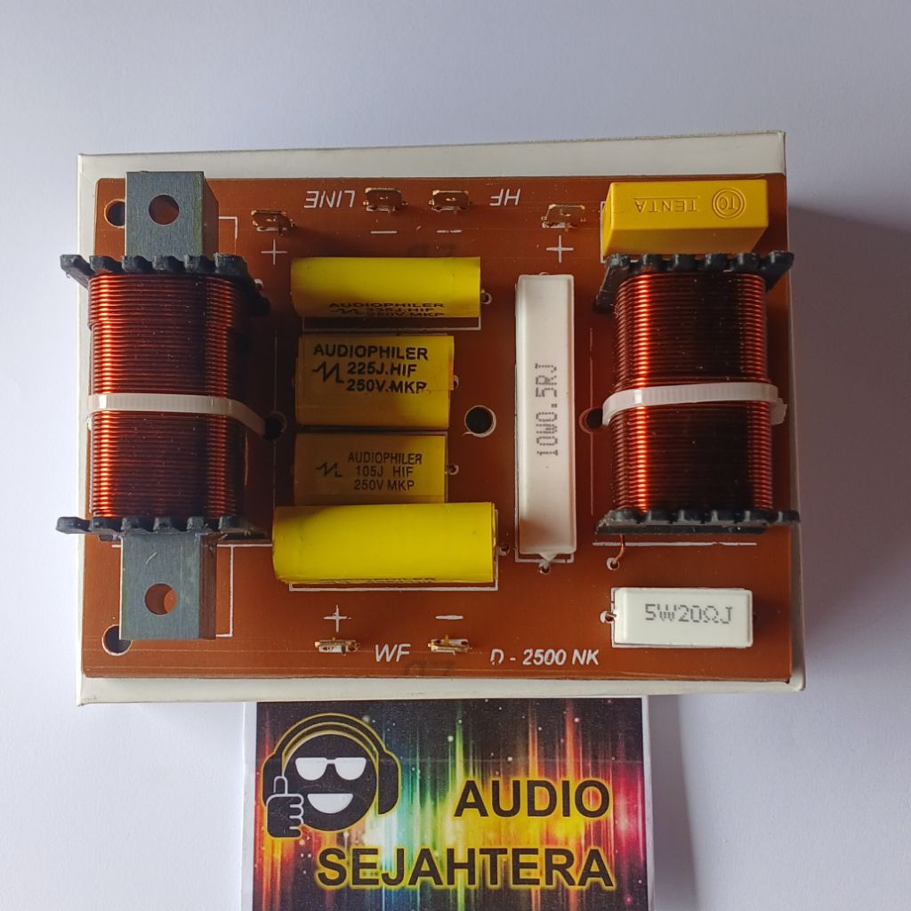 Crossover Pasif 2 Way Domeno Low High D - 2500 NK
