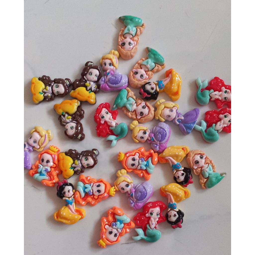 Resin Clay Disney Princess / Ballerina (bisa dilubangi)