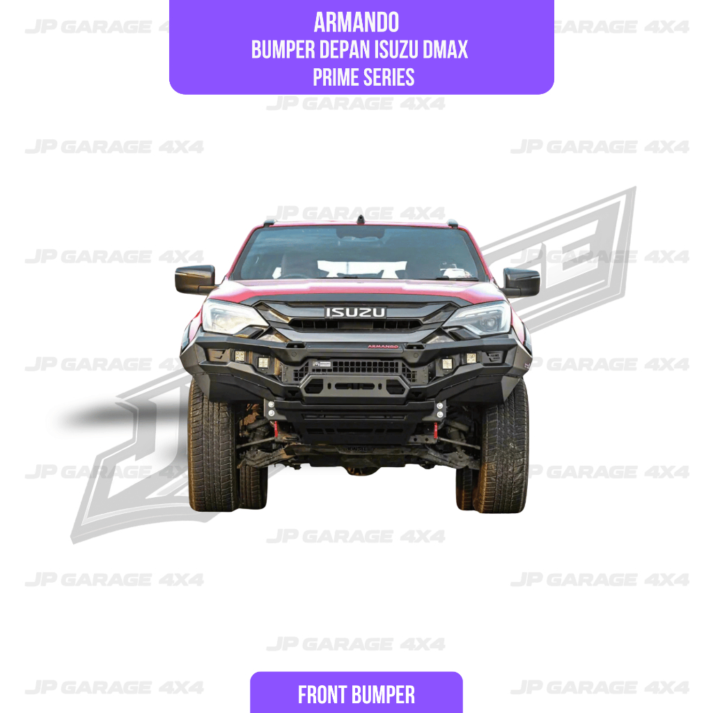 ARMANDO | Bumper Depan Isuzu DMAX Front Bumper Armando Prime Series Isuzu Dmax Heavy Duty Offroad Ov