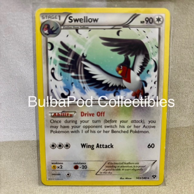 Pokemon TCG English Swellow XY 103/146 R XY