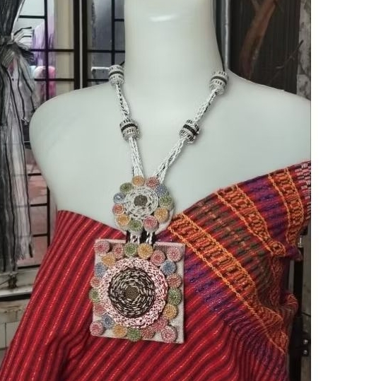 Kalung Etnik handmade kalung Batak design unik series Pelangi