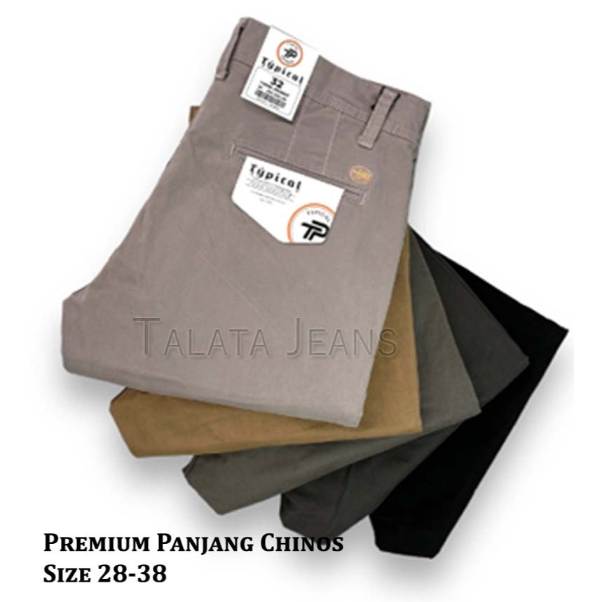 Celana Chino Panjang Typical Original slimfit Terlaris / celana chinos panjang Typical Bahan saten S
