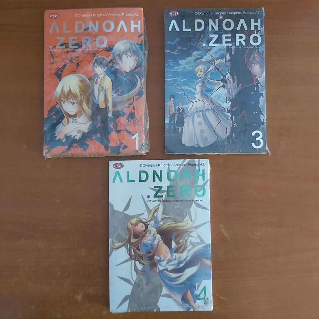 ALDNOAH ZERO - KOMIK ALDNOAH ZERO - ORI GRAMEDIA SEGEL & NON SEGEL MULUSSS - JUAL SATUAN