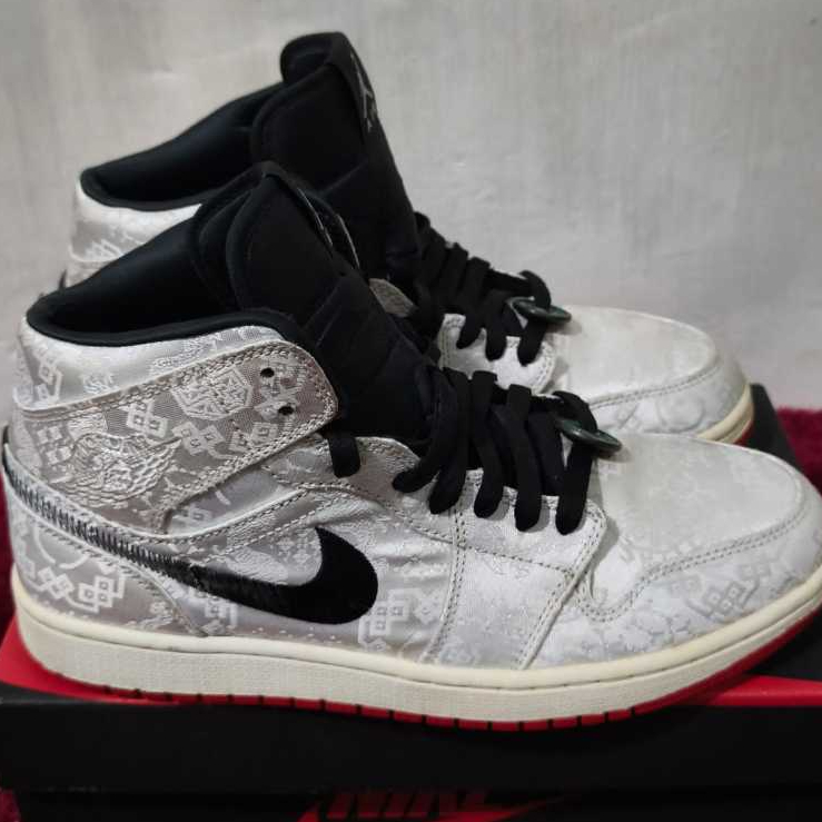 Clot Edison Chen x Air Jordan 1 Mid Fearless sze 43