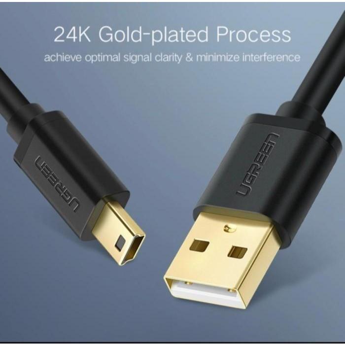 UGREEN USB -A 2.0 Male to Mini USB 5 Pin Male Cable 1M - PN 10355 Fast Charging Charger
