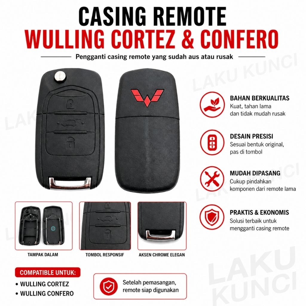 CASING REMOTE WULLING CORTEZ CONFERO