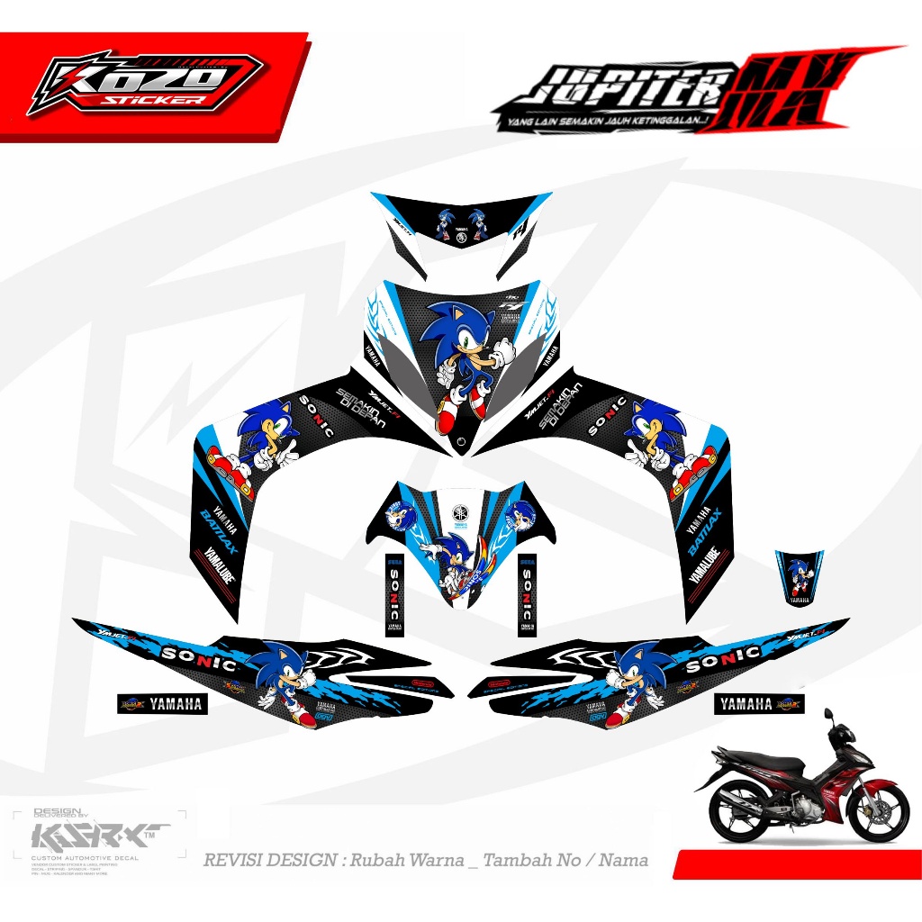 Decal Stiker Full Body Motor Jupiter MX OLD/LAMA - Stiker Jupiter MX OLD/LAMA Full Body 04