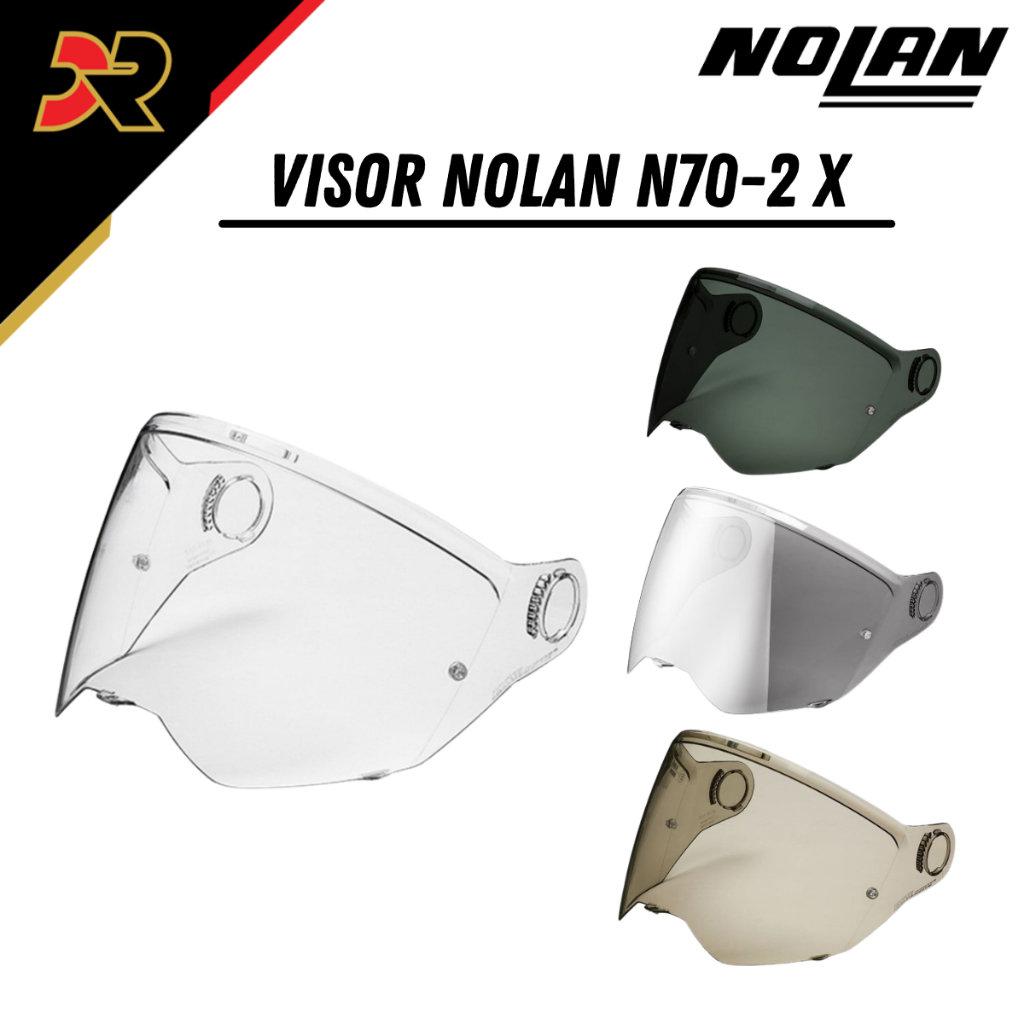 Visor Helm Nolan N70-2 X NJS-10 Small - Large SR - NFR N70-2X Sparepart Nolan Helmet