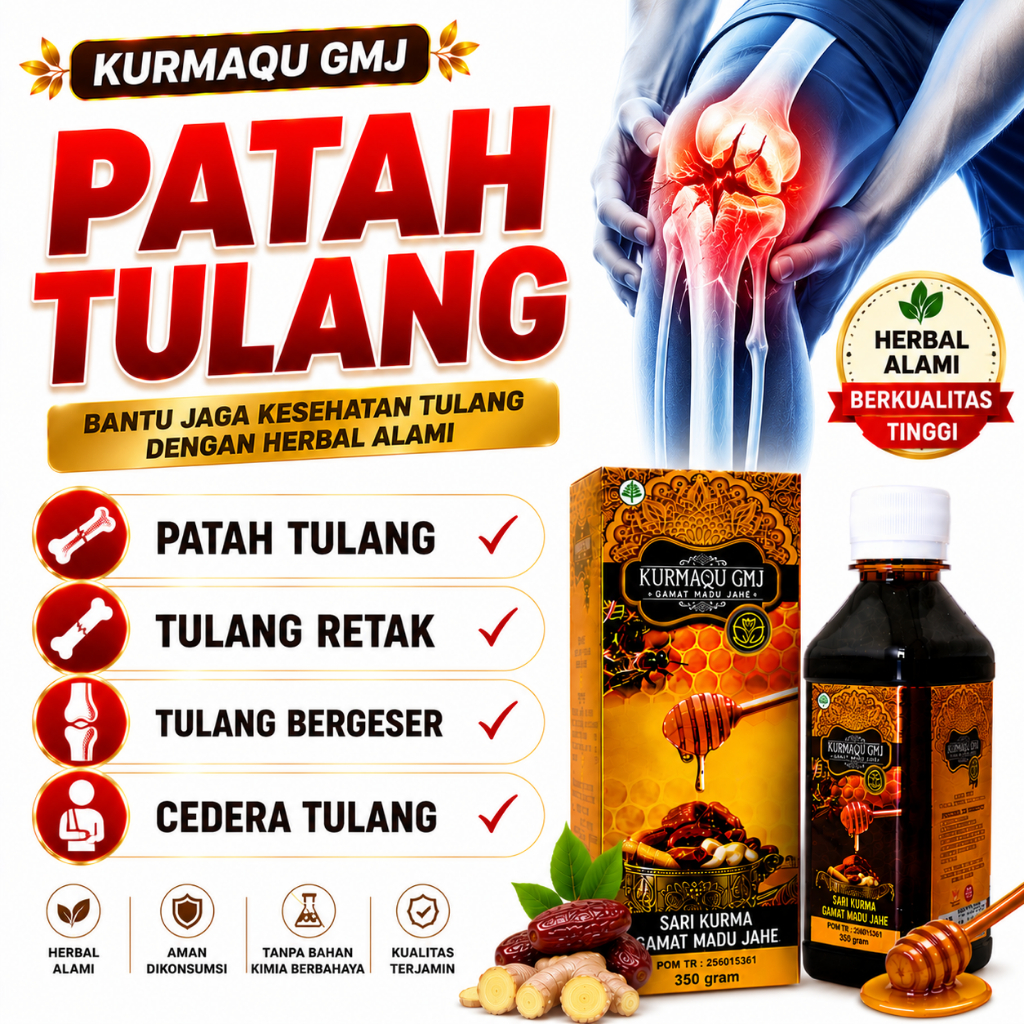 Kurmaqu GMJ - Obat Patah Tulang, Tulang Retak Penyambung Perekat Nutrisi Tulang Patah Tulang Tangan 